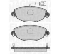 Комплект тормозных колодок, дисковый тормоз MAGNETI MARELLI 363916060550 363916060550 MAGNETI MARELLI - купить в магазине запчастей по Украине