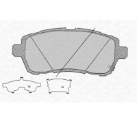 Комплект тормозных колодок, дисковый тормоз MAGNETI MARELLI 363916060684 363916060684 MAGNETI MARELLI - купить в магазине запчастей по Украине