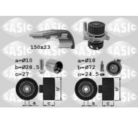 Водяной насос + комплект зубчатого ремня SASIC 3906064 3906064 SASIC - купить в магазине запчастей по Украине