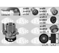 Водяной насос + комплект зубчатого ремня SASIC 3906081 3906081 SASIC - купить в магазине запчастей по Украине