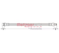 Тормозной шланг METZGER 4110227 4110227 METZGER - купить в магазине запчастей по Украине