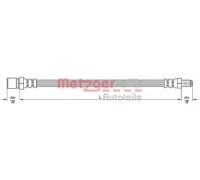 Тормозной шланг METZGER 4110487 4110487 METZGER - купить в магазине запчастей по Украине