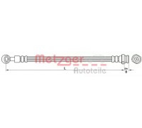 Тормозной шланг METZGER 4110671 4110671 METZGER - купить в магазине запчастей по Украине