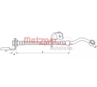 Тормозной шланг METZGER 4110819 4110819 METZGER - купить в магазине запчастей по Украине