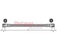 Тормозной шланг METZGER 4110940 4110940 METZGER - купить в магазине запчастей по Украине
