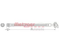 Тормозной шланг METZGER 4111038 4111038 METZGER - купить в магазине запчастей по Украине