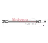 Тормозной шланг METZGER 4111116 4111116 METZGER - купить в магазине запчастей по Украине