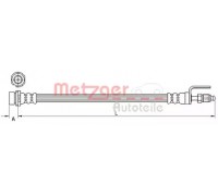 Тормозной шланг METZGER 4111334 4111334 METZGER - купить в магазине запчастей по Украине