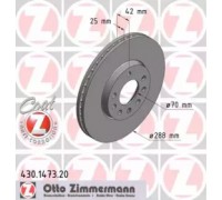 Тормозной диск ZIMMERMANN 430.1473.20 430147320 ZIMMERMANN - купить в магазине запчастей по Украине