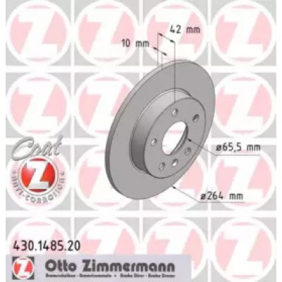 Тормозной диск 430148520 ZIMMERMANN - купить в магазине запчастей по Украине