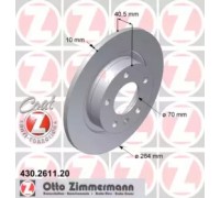 Тормозной диск ZIMMERMANN 430.2611.20 430261120 ZIMMERMANN - купить в магазине запчастей по Украине