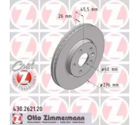 Тормозной диск ZIMMERMANN 430.2621.20 430262120 ZIMMERMANN - купить в магазине запчастей по Украине