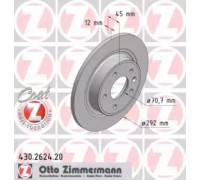 Тормозной диск ZIMMERMANN 430.2624.20 430262420 ZIMMERMANN - купить в магазине запчастей по Украине