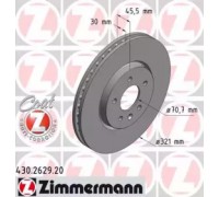 Тормозной диск ZIMMERMANN 430.2629.20 430262920 ZIMMERMANN - купить в магазине запчастей по Украине
