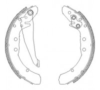 Комплект тормозных колодок REMSA 4397.00 439700 REMSA - купить в магазине запчастей по Украине