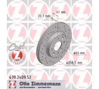 Тормозной диск ZIMMERMANN 470.2409.52 470240952 ZIMMERMANN - купить в магазине запчастей по Украине