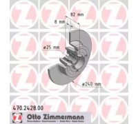 Тормозной диск ZIMMERMANN 470.2428.00 470242800 ZIMMERMANN - купить в магазине запчастей по Украине