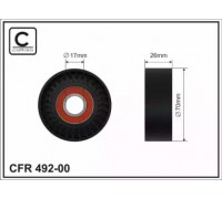 Натяжной ролик, поликлиновойремень CAFFARO 492-00 49200 CAFFARO - купить в магазине запчастей по Украине