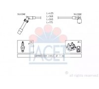 Комплект проводов зажигания FACET 4.9531 49531 FACET - купить в магазине запчастей по Украине