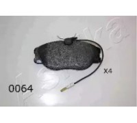 Комплект тормозных колодок, дисковый тормоз ASHIKA 50-00-0064 50000064 ASHIKA - купить в магазине запчастей по Украине