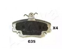 Комплект тормозных колодок, дисковый тормоз ASHIKA 50-00-035 5000035 ASHIKA - купить в магазине запчастей по Украине