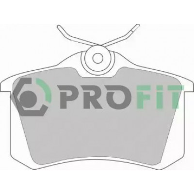 Комплект тормозных колодок, дисковый тормоз 50000541 PROFIT - купити в магазині запчастин по Україні