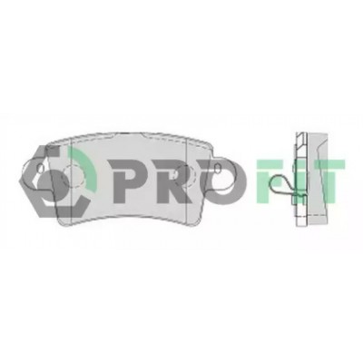 Комплект тормозных колодок, дисковый тормоз 50001453 PROFIT - купить в магазине запчастей по Украине