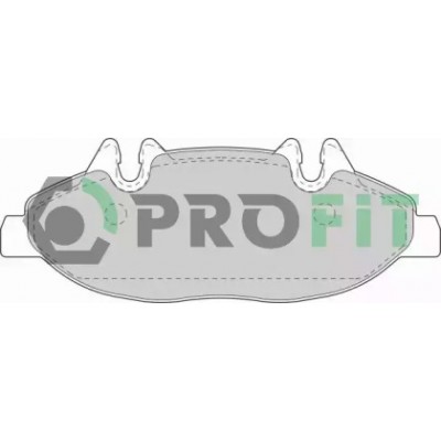 Комплект тормозных колодок, дисковый тормоз 50001493 PROFIT - купить в магазине запчастей по Украине