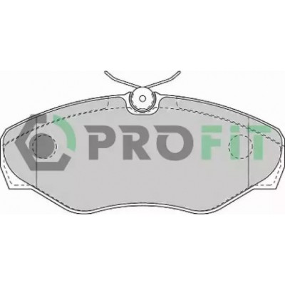 Комплект тормозных колодок, дисковый тормоз 50001515 PROFIT - купить в магазине запчастей по Украине
