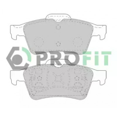 Комплект тормозных колодок, дисковый тормоз 50001540 PROFIT - купить в магазине запчастей по Украине