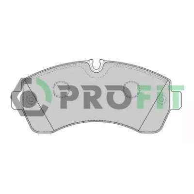 Комплект тормозных колодок, дисковый тормоз 50001777 PROFIT - купити в магазині запчастин по Україні