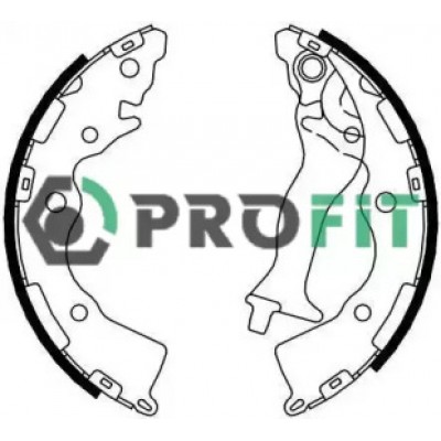 Комплект тормозных колодок 50014086 PROFIT - купить в магазине запчастей по Украине