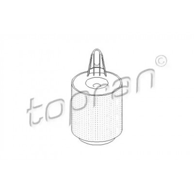 Воздушный фильтр 500936 TOPRAN - купить в магазине запчастей по Украине