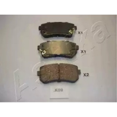 Комплект тормозных колодок, дисковый тормоз 510KK09 ASHIKA - купить в магазине запчастей по Украине