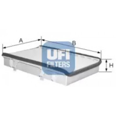 Фильтр, воздух во внутренном пространстве 5304900 UFI - купить в магазине запчастей по Украине