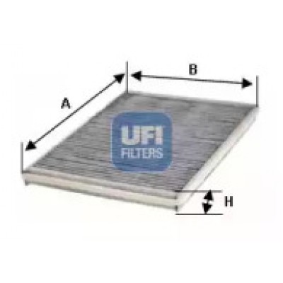 Фильтр, воздух во внутренном пространстве 5421800 UFI - купить в магазине запчастей по Украине