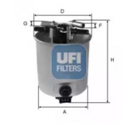 Топливный фильтр UFI 55.393.00 5539300 UFI - купить в магазине запчастей по Украине