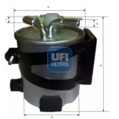 Топливный фильтр 5541800 UFI - купить в магазине запчастей по Украине