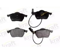 Комплект тормозных колодок, дисковый тормоз KRAFT AUTOMOTIVE 6000075 6000075 KRAFT AUTOMOTIVE - купить в магазине запчастей по Украине