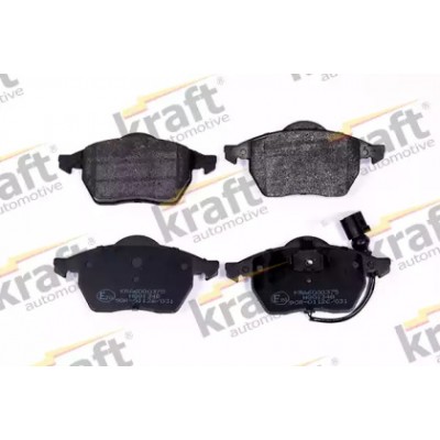 Комплект тормозных колодок, дисковый тормоз 6000375 KRAFT AUTOMOTIVE - купить в магазине запчастей по Украине