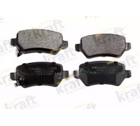 Комплект тормозных колодок, дисковый тормоз KRAFT AUTOMOTIVE 6001650 6001650 KRAFT AUTOMOTIVE - купить в магазине запчастей по Украине