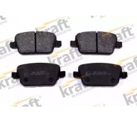 Комплект тормозных колодок, дисковый тормоз KRAFT AUTOMOTIVE 6012304 6012304 KRAFT AUTOMOTIVE - купить в магазине запчастей по Украине