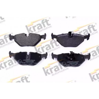 Комплект тормозных колодок, дисковый тормоз 6012560 KRAFT AUTOMOTIVE - купить в магазине запчастей по Украине