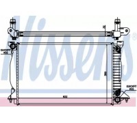 Радиатор, охлаждение двигателя NISSENS 60303A 60303A NISSENS - купить в магазине запчастей по Украине