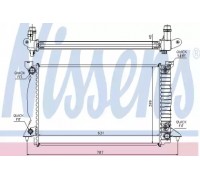 Радиатор, охлаждение двигателя NISSENS 60314A 60314A NISSENS - купить в магазине запчастей по Украине