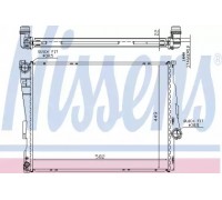 Радиатор, охлаждение двигателя NISSENS 60784A 60784A NISSENS - купить в магазине запчастей по Украине