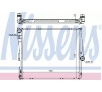 Радиатор, охлаждение двигателя NISSENS 60803A 60803A NISSENS - купить в магазине запчастей по Украине