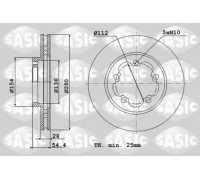 Тормозной диск SASIC 6106149 6106149 SASIC - купить в магазине запчастей по Украине