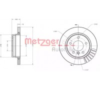 Тормозной диск METZGER 6110065 6110065 METZGER - купить в магазине запчастей по Украине