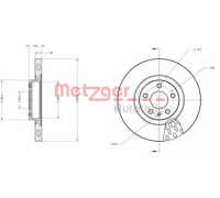 Тормозной диск METZGER 6110084 6110084 METZGER - купить в магазине запчастей по Украине